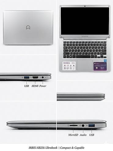 kompu: IRBIS NB256 Ultrabook – yığcam və funksional noutbuk Xüsusiyyətlər: - — 1