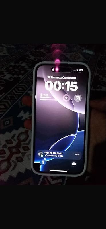 iphone s plus: IPhone 15 Pro, Göy, Face ID — 3