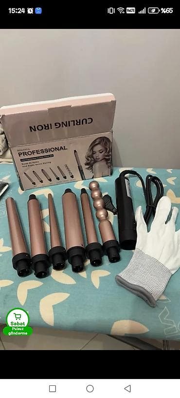 7 başlıqlı peşəkar saç burqası seti Məhsul: çoxfunksiyalı dəyişdirilə