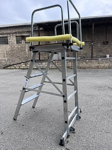 Lesa: Alüminium geniş meydançalı iş nərfivanı - Geniş, sürüşməz iş — 5