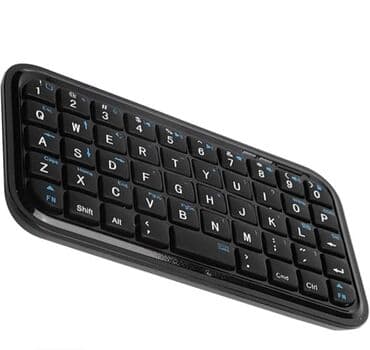 Колонки для ПК и ноутбуков: Portativ mini simsiz klaviatura qara rəngdədir. Kiçik ölçüsü sayəsində — 2