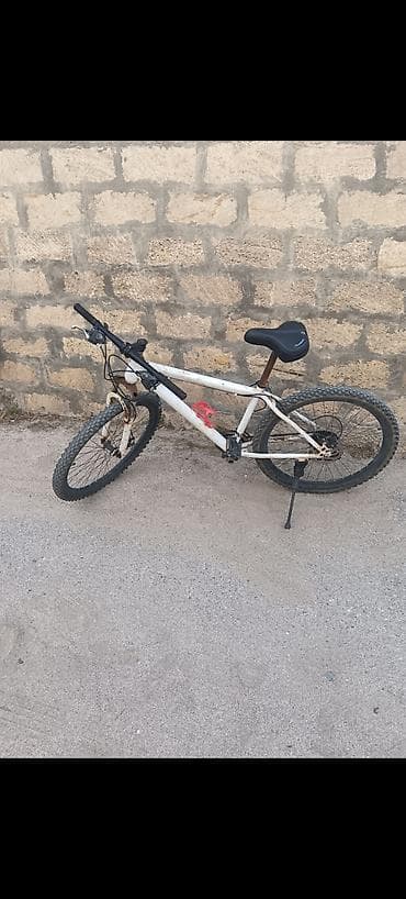 grand bicycle: Dağ/şosse tərzli velosiped - Rəng: ağ gövdə, qara/yumurta qabığı — 1