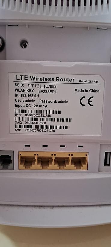 modem router wifi: Salam.Wifi satıram,antenası ilə birlikdə.Vazduşnudur.LTE 4G.Abşeron — 2