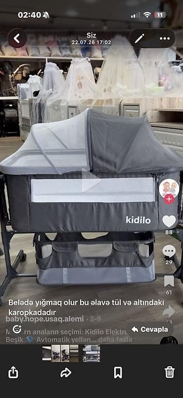 usaq yatag: Kidilo elektrik beşik var digər şəkildə Nə varsa hamsı karopkadadır — 2