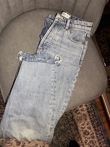 Baş geyimləri: Cins şalvar, Mango — 2