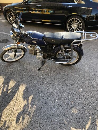 купить мопед в баку: Moped tipli benzinli motosiklet - Rəng: tünd mavi (xrom detallar və — 2