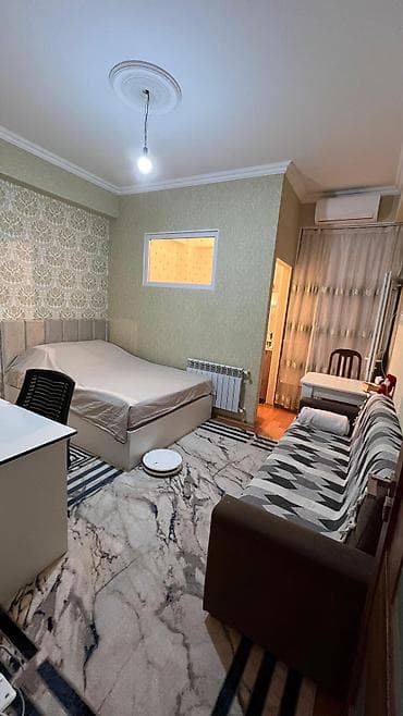 kiraye ev ecemi: Kirayə üçün 1 otaqlı, tam mebel və texnika ilə təchiz olunmuş kuxnası — 1