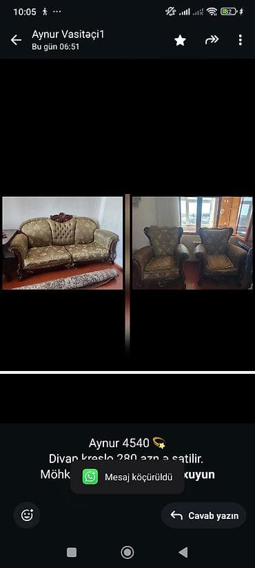 embawood kitab refi: Aynur 4540 💫 Divan kreslo 280 azn ə satilir. Möhkəm maldir. Çox baha — 1