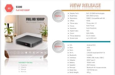 masin ucun aparatura: Yeni Portativ Proyektor Ünvandan götürmə, Pulsuz çatdırılma, Ödənişli çatdırılma — 7