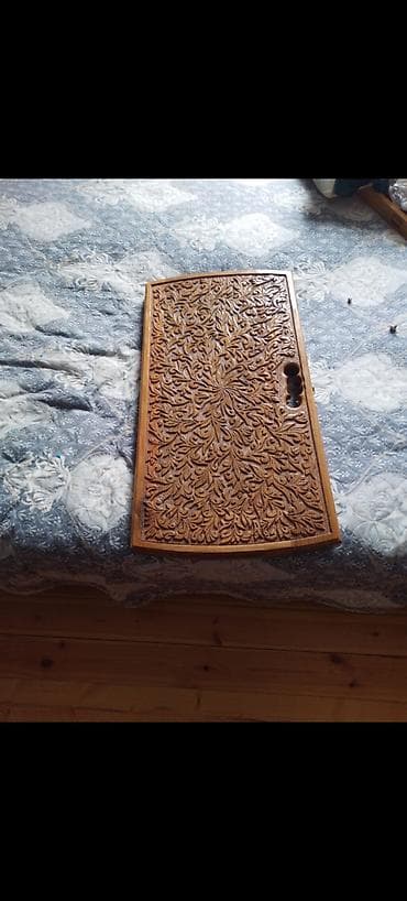 Спортивные игры: Ağac oyma nərd taxtası - Material: təbii ağac, əl işidir - Üz və — 1