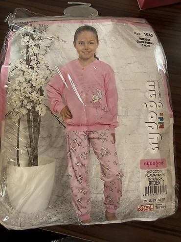 Aydogan brendi qız uşaqları üçün pijama dəsti - Model: Kod 1642 -