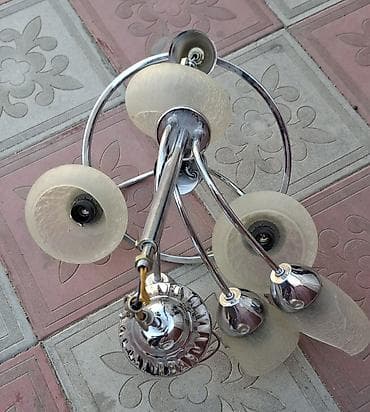 lisdurlar: Çılçıraq, 4 lampa, Xrustal — 4