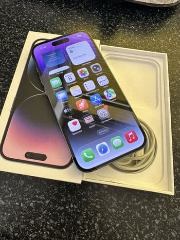 Бытовая техника: IPhone 14 Pro, 256 ГБ, Deep Purple, Face ID — 10