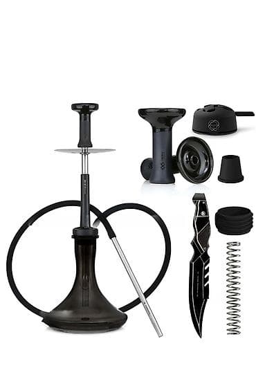 Tam dəst nərgilə seti ikinci əl di 2 ay isfade olunub - Şüşə kolba — 1