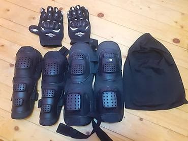 honda motor: Wol cantasi moto qoruyucular dirselikler elcek maska hamisi birlikde — 2