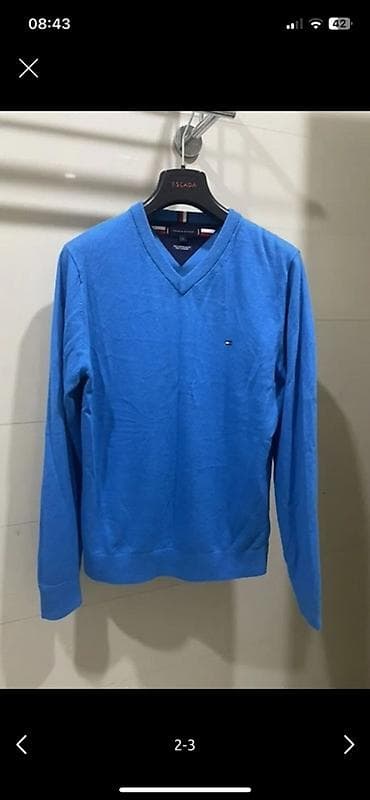 klassik salvar: Sviter, Tommy Hilfiger, S, rəng - Mavi — 1