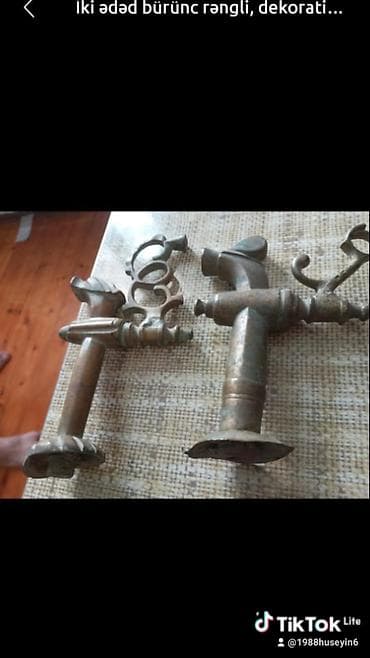 antik samovar: Antik pirinç samovar - Material: bürünc/pirinç gövdə, döymə və damğa — 6