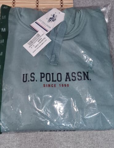 türkiyənin kişi cemperləri: Svitşot, U.S. Polo Assn, M (EU 38), rəng - Yaşıl — 6