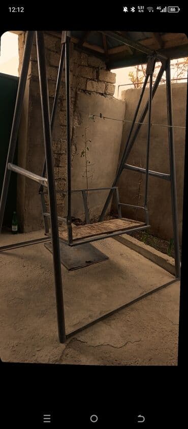 Yeni, Oturacaq-yelləncək, Zontiksiz, Metal — 2