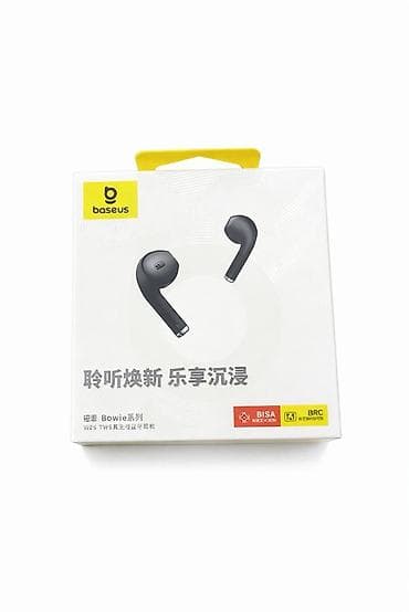 bluetooth qulaqciq: Simsiz (Bluetooth) Qulaqcıqlar, Baseus, rəng - Qara — 3