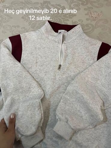 женские кофты со шнуровкой: Qadın geyim dəsti – 2 üst geyim 1) Göy rəngli, trikotaj fakturalı — 3