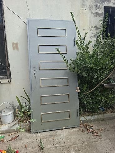 qir: Metall qapı - Material: polad/metal konstruksiya - Rəng: boz (mat) - — 1