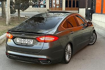 canqan avto: Ford Fusion sedan – geniş və komfortlu salon - Dəri oturacaqlar, ön — 8