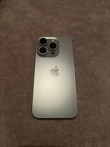 iphone 12 pro qiyməti: IPhone 15 Pro, 128 GB, Natural Titanium, Face ID — 2