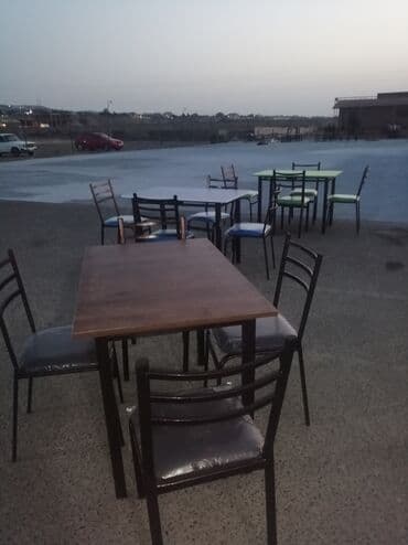 bağça üçün: Masa və oturacaqlar stullar Kuxna üçün masa və oturacaqlar sexdən — 28