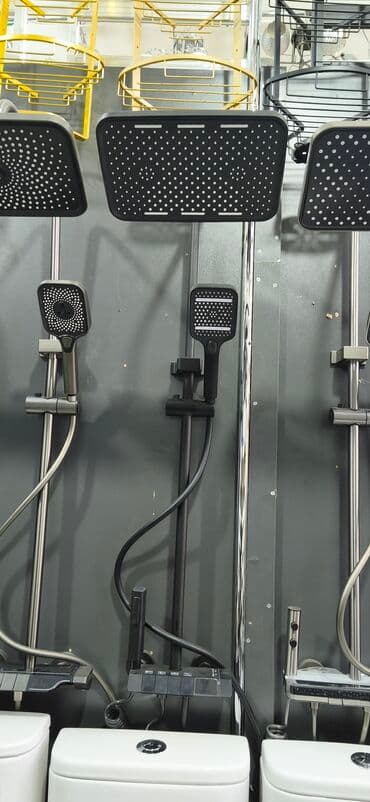 Məhsul: Duş sistemi setləri Təsvir: - Üst yağış duşu: iri ölçülü