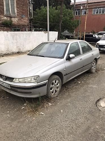 kiya maşını: Peugeot 406 sedan - Kuzov: sedan, gümüşü rəng - Nömrə nişanı — 2