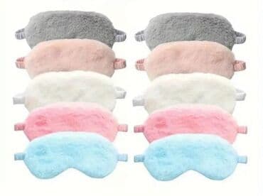 Tüklü, yumşaq yuxu maskası – rahat yuxu və işıqdan tam qorunma üçün