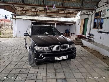 Avtomobil satışı: BMW X5 (E53) – mat qara rəngli, şəhər və off-road üçün rahat SUV — 3