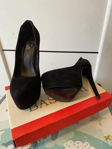 tangetka ayaqqabi modelleri: Tuflilər, Ölçü: 37, rəng - Qara, İşlənmiş — 4