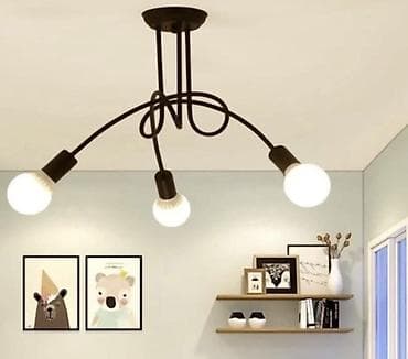 Çılçıraq, 3 lampa, Metal