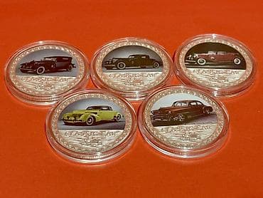 Məhsul: “Classic Car” kolleksiya xatirə sikkələri (5 ədəd dəst) — 4