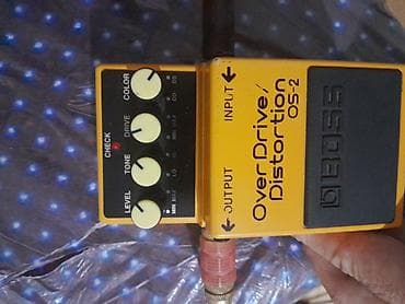 kitar: BOSS OS-2 OverDrive/Distortion gitara pedalı - İki səs xarakteri tək — 3