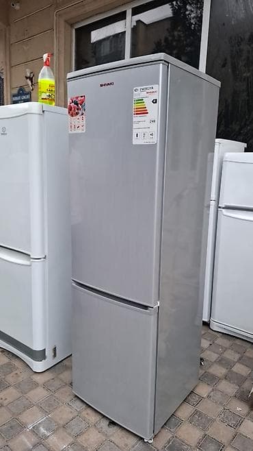 2 qapılı Shivaki Soyuducu Satılır, rəng - Gümüşü — 1