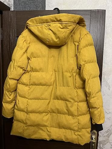Куртки: Qışlıq kişi parkası – xardal/sarı rəng - Uzun parka tipli şişmə — 2