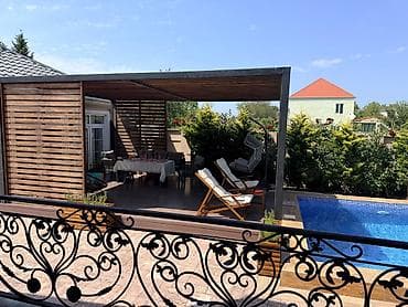 suse banka satisi: Bağ üçün müasir pergola/pavilyon konstruksiyası - Karkas: tozboya ilə — 1