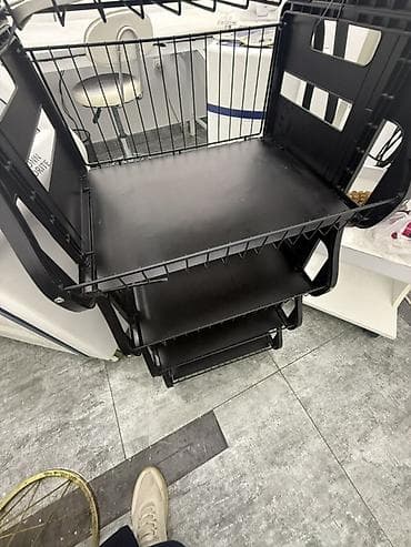 4 mərtəbəli təşkilatçı rəf – salon və ofislər üçün - Material: möhkəm — 3