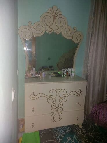 ağ stul: Qonaq otağı mebel dəsti - Künc divan: L formalı, yumşaq parça üzlü — 3