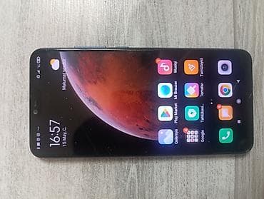 lg soyuducu matoru: Xiaomi Mi 8 Lite, 64 GB, rəng - Mavi, 
 Qırıq — 2