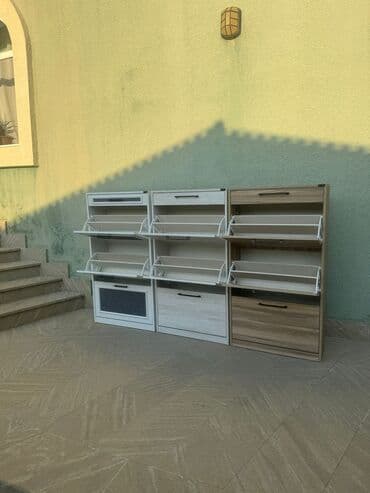 шкаф: Yeni, Açılan, 4 qapılı Düz dolab, Dəhliz dolabı, Azərbaycan — 9