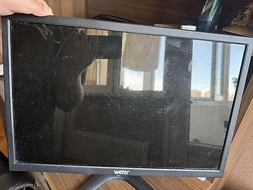 masa üsdü komputer: Diqqet❗️❗️ montiroda cızıqlar var Masaüstü kompüter + monitor dəsti — 3