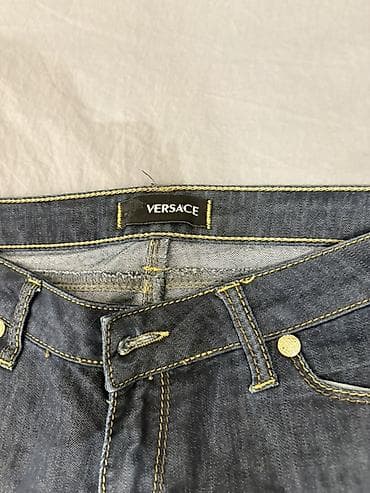 Cinslər: Versace gadın cins şalvarı - Brend: Versace (etiketli) - Material — 1