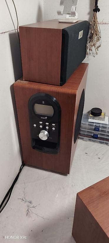 ayfon es 7: Genius Kolonka, Növ - Ev kinoteatrı üçün, rəng - Qəhvəyi — 2