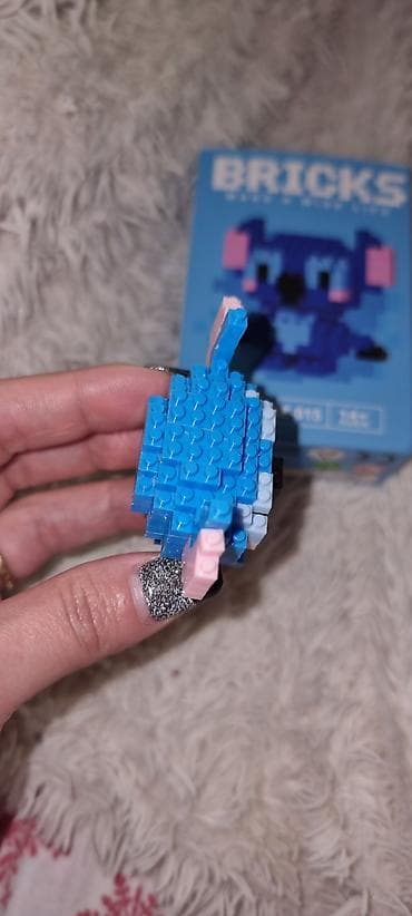 oglan usagi ucun oyuncaqlar: BRICKS konstruksiya dəsti – MZ-015 Lego - Mövzu: mavi koala fiquru — 7