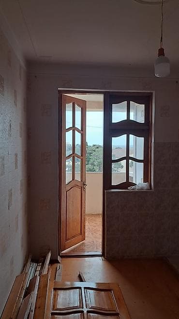 plastik boru: Otaq qapilari 4 eded 2 eded de hamam tualet ucun pencere pay verilir — 1