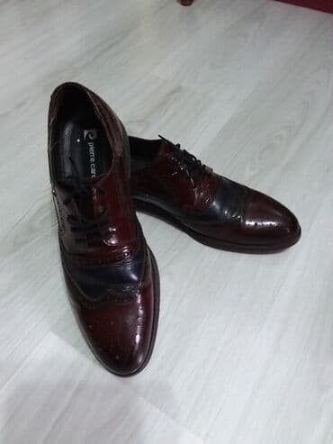 kisi ayaqqabisi: Pierre Cardin kişi ayaqqabısı - Model: klassik broq (wingtip) – — 1